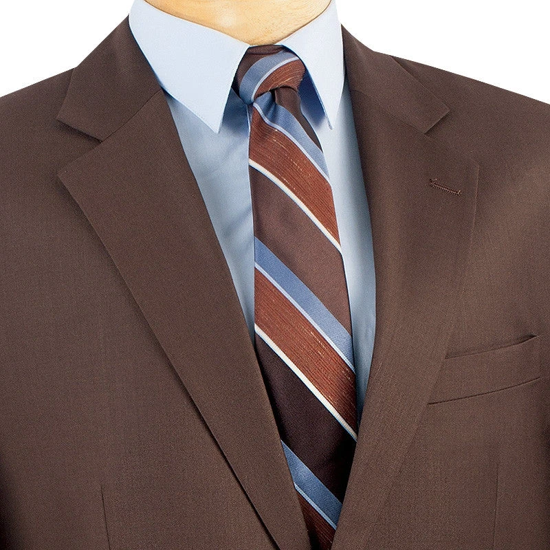 Nola Collection - Regular Fit 2 Piece In Brown 2 Nola Collection - Regular Fit 2 Piece In Brown - Image 2