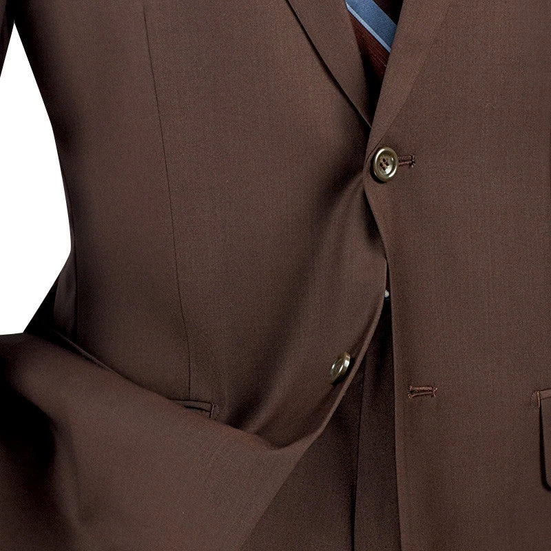 Nola Collection - Regular Fit 2 Piece In Brown 3 Nola Collection - Regular Fit 2 Piece In Brown - Image 3