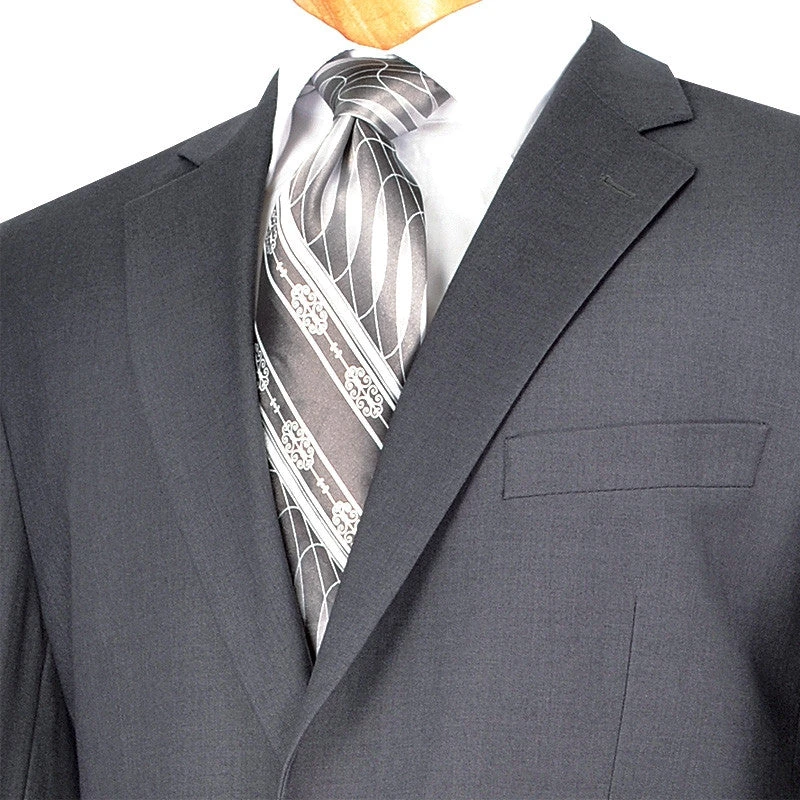 Regular Fit Suit 2 Button 2 Piece In Gray 2 Regular Fit Suit 2 Button 2 Piece In Gray - Image 2