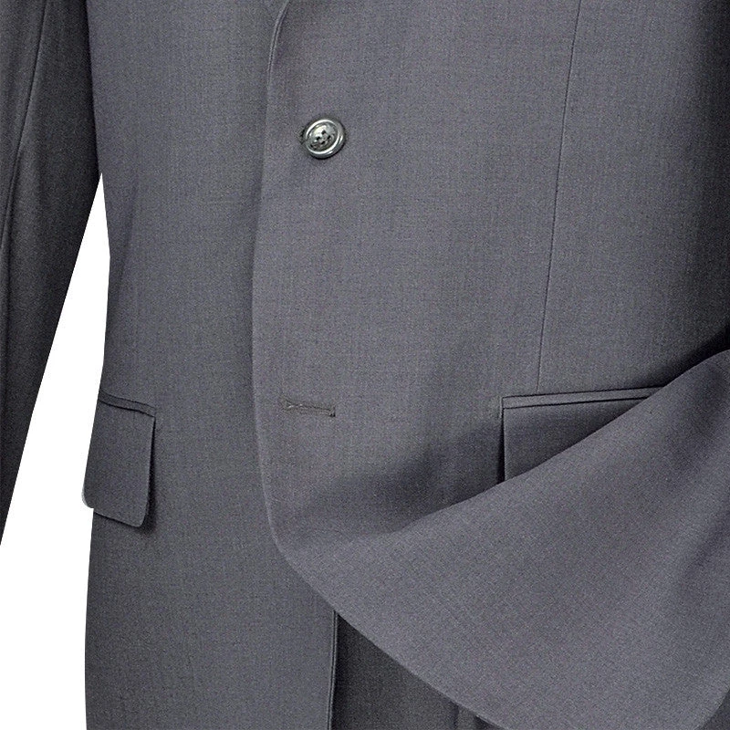 Regular Fit Suit 2 Button 2 Piece In Gray 3 Regular Fit Suit 2 Button 2 Piece In Gray - Image 3