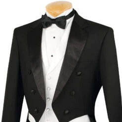 (52R) Men's Tuxedo Regular Fit Collection With Tails 3 Piece In Black -Bowie Store 01 VIN T 2X BLACK 3 afb98ab1 7a2f 45ec afeb 07f82f57bd49