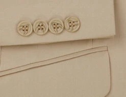 Vanderbilt Collection - Classic 2 Piece Suit 2 Buttons Regular Fit In Beige 10 Vanderbilt Collection - Classic 2 Piece Suit 2 Buttons Regular Fit In Beige -Bowie Store 201 3 detail2