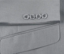 Gray Slim Fit Sharkskin Italian Styled 2 Piece Suit 11 Gray Slim Fit Sharkskin Italian Styled 2 Piece Suit -Bowie Store 207 2 5