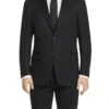 Regular Fit Suit 2 Button 2 Piece In Black