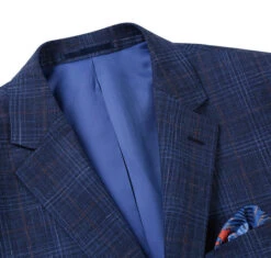 Regular Fit Wool & Linen Blue Plaid Blazer 7 Regular Fit Wool & Linen Blue Plaid Blazer -Bowie Store 3 2592x 86ab3594 1ff6 43cb 9572 7d79ae1fe297