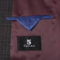 Wool Blend Regular Fit Checked Blazer In Brown -Bowie Store 4Z8A2056 1944x cbcac334 b9cf 4d19 a4c0 e189e52cef43