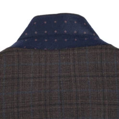 Wool Blend Regular Fit Checked Blazer In Brown -Bowie Store 4Z8A2094 1944x 7f9034e3 ac8f 48a3 8bd9 d15448521f32