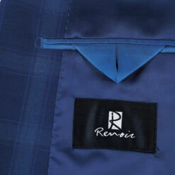 Classic Wool Regular Fit 2 Piece Checked Dress Suit In Blue -Bowie Store 4Z8A9760 1944x 0d2f982f 30bd 4a93 bba4 e51a8da70c70