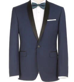 (38L) Blue 2 Piece Tuxedo Shawl Lapel Slim Fit -Bowie Store 68673539953290500s b81c989e 7dea 4218 acff ac71bd1bd61e