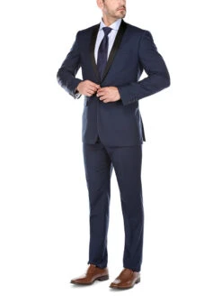 (38L) Blue 2 Piece Tuxedo Shawl Lapel Slim Fit -Bowie Store C00A6295s 4170418a a6c6 412a b90c ac85b9d81ce5