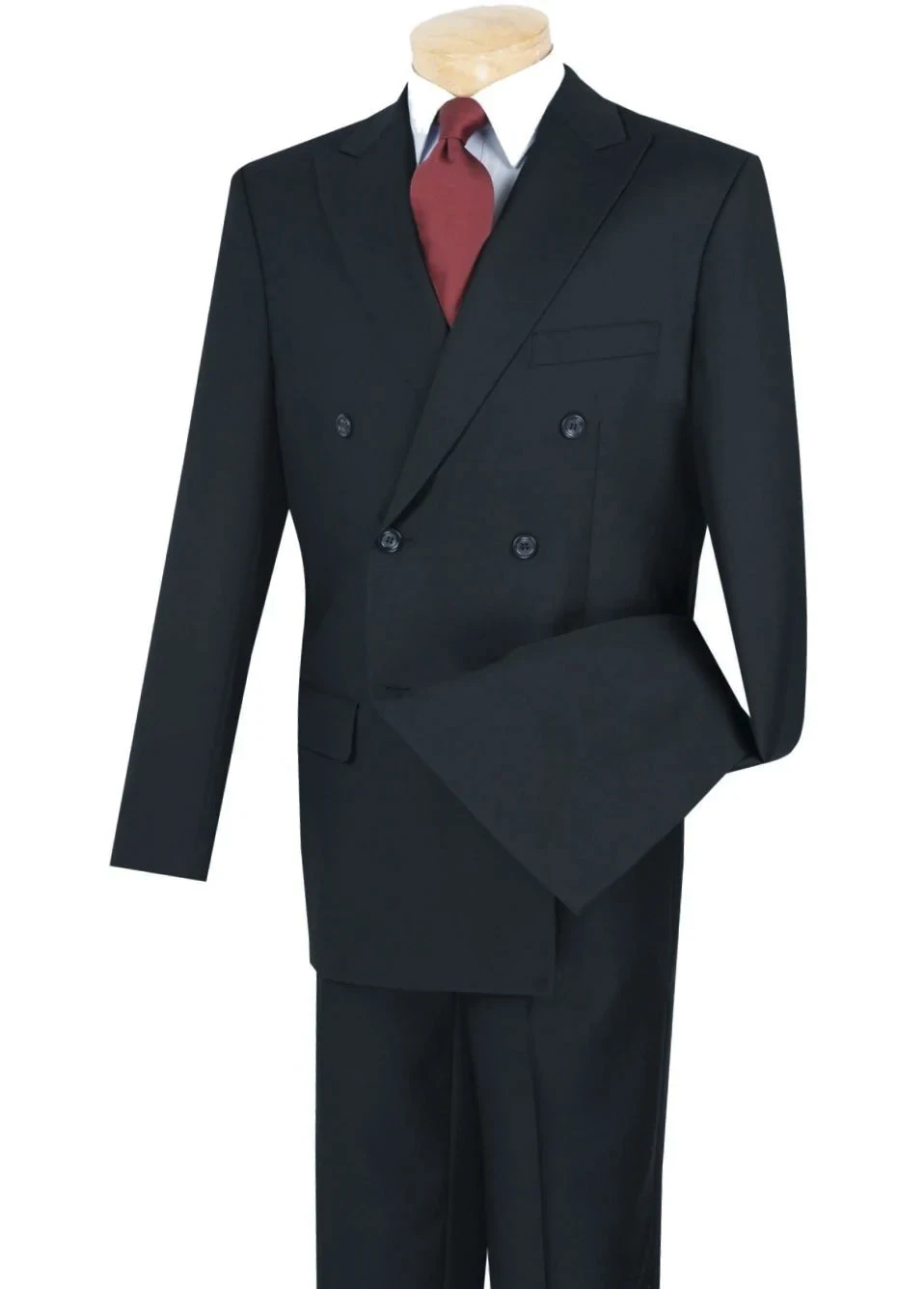 Atlantis Collection - Navy Regular Fit Double Breasted 2 Piece Suit 1 Atlantis Collection - Navy Regular Fit Double Breasted 2 Piece Suit