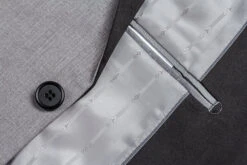 (42R, 50L) Gray 2 Piece Tuxedo Shawl Lapel Slim Fit -Bowie Store IMG 5705s 32cd41b2 6dba 4d1d bf56 8b667e7301b5