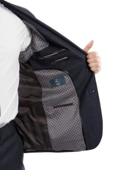 (56R) 100% Wool Suit Modern Fit Italian Style 2 Piece In Navy 5 (56R) 100% Wool Suit Modern Fit Italian Style 2 Piece In Navy -Bowie Store MW246 03 Open 43514f69 dcb0 401c 8812 56c0396d8688