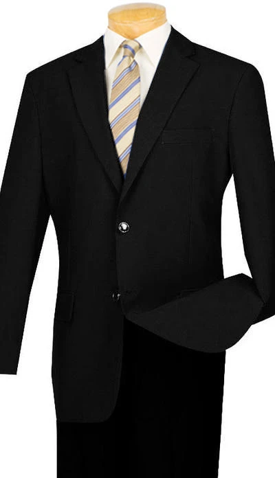 Men's Black Regular Fit Everyday Blazer 1 Men's Black Regular Fit Everyday Blazer