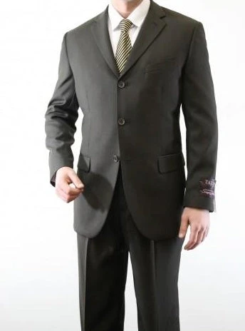 Regular Fit 2 Piece Suit 3 Button In Dark Olive 1 Regular Fit 2 Piece Suit 3 Button In Dark Olive