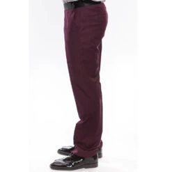 Burgundy Slim Fit 2 Piece Tuxedo With Satin Peak Lapel -Bowie Store mt187s 8 3 1024x1024 1